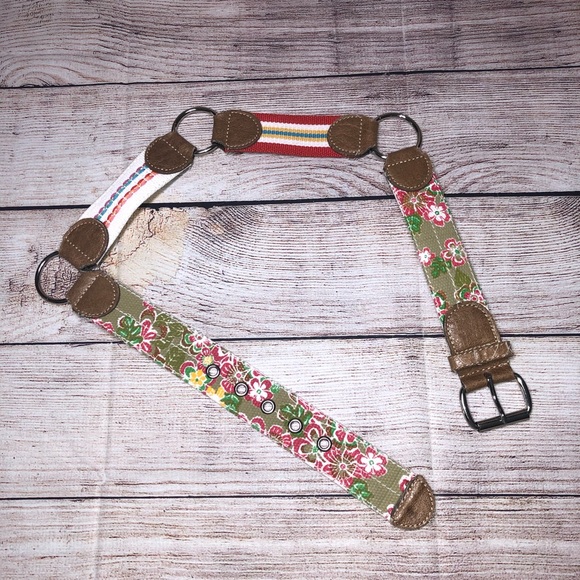 Accessories - Floral ring belt